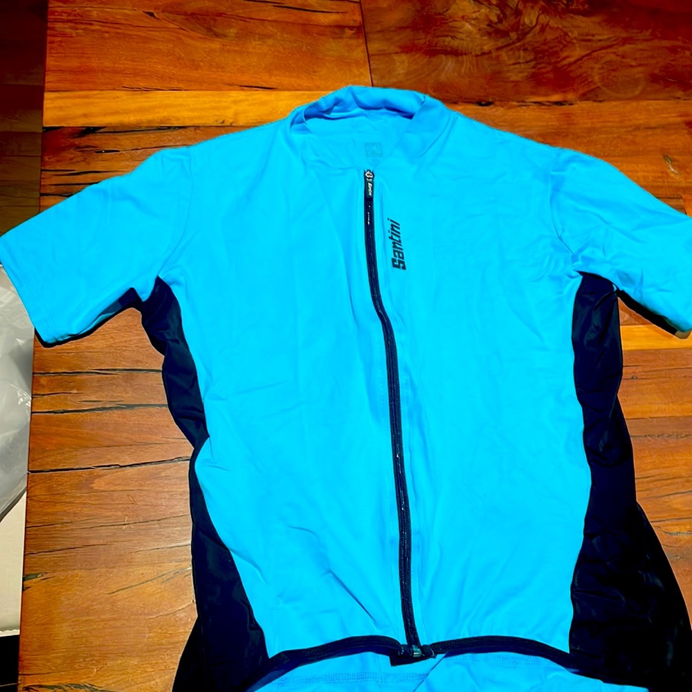 Santani Blue Small Cycling Jersey